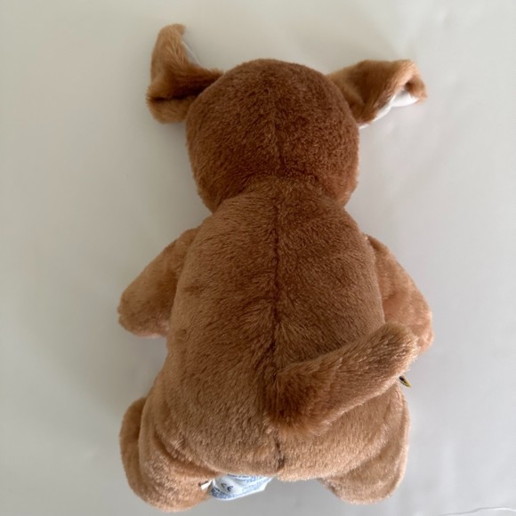 BUILD-A-BEAR Brown Sugar Puppy 15" Plush Stuffed Dog with White Eye Patch - Picture 4 of 8